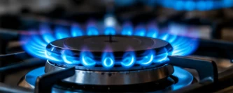 KI-Illustration eines Gasbrenners